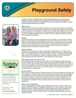 Playground Safety - National Safety Council