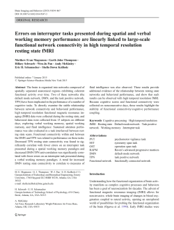 Errors on interrupter tasks presented during
