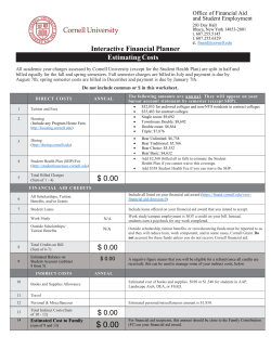 Financial Planner - Financial Aid