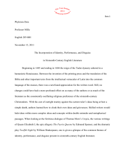 Phyleicia Dais Professor Mille English 205