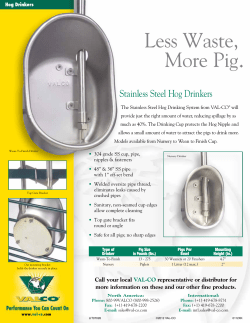 Hog Drinkers Size : 196.35 kb Format : PDF - VAL-CO