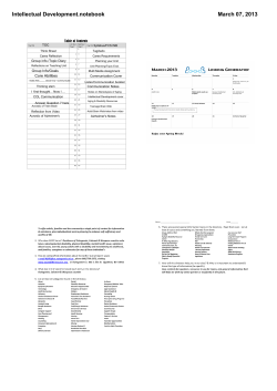 Intellectual Development.notebook