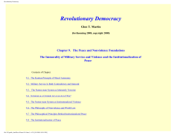 Revolutionary Democracy