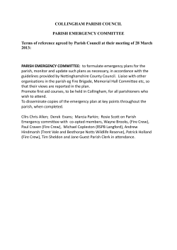COLLINGHAM PARISH COUNCIL PARISH EMERGENCY