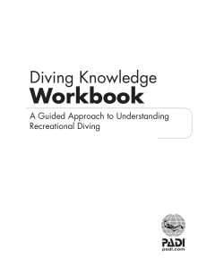 Diving Knowledge Workbook