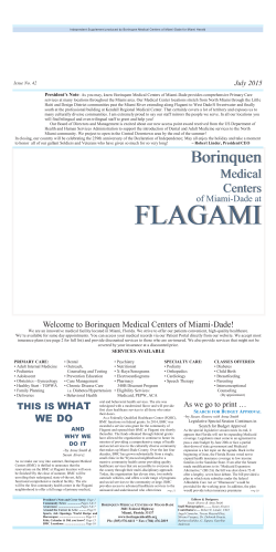 July - Borinquen Health Care Center