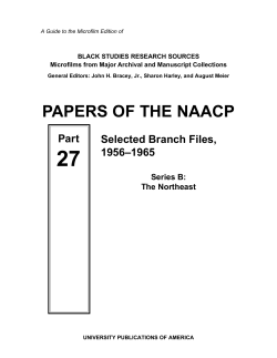 papers of the naacp
