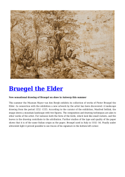 Bruegel the Elder - Medieval Histories