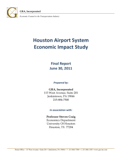 Houston Airport System - National Business Aviation Association
