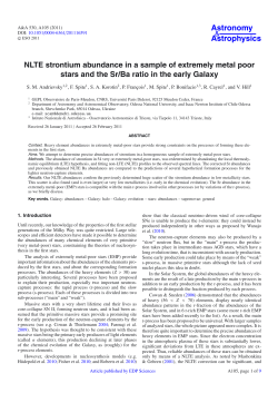 NLTE strontium abundance in a sample of extremely metal poor