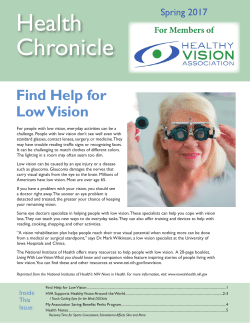 A Blurry Worldview - Healthy Vision Association