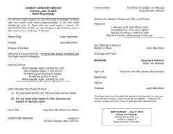 Hymn Sing Luke Hartman - Barnes Community Church