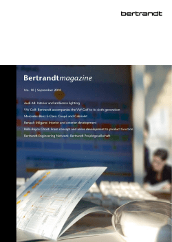 Interior and ambience lighting VW Golf