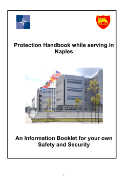 Protection Handbook while serving in Naples An Information Booklet