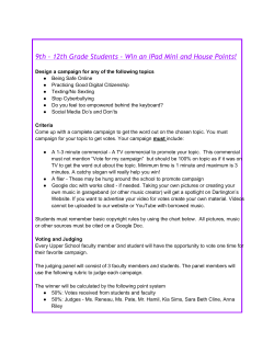 9th - 12th Grade Students - Win an iPad Mini