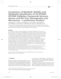 Comparison of Metabolic Stability and Metabolite Identification of 55