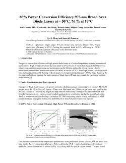 85% Power Conversion Efficiency 975-nm Broad Area