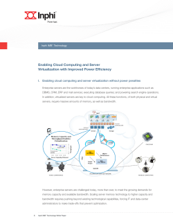 Enabling Cloud Computing and Server Virtualization with