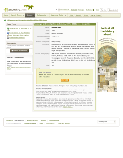 Passenger and Immigration Lists Index, 1500s-1900s