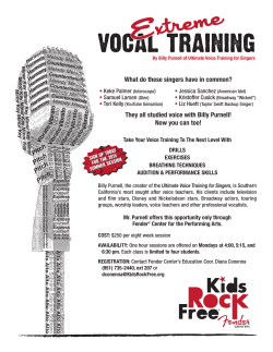 Extreme Vocal Training Flyer