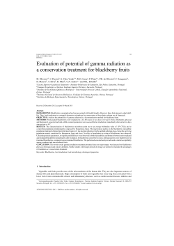Evaluation of potential of gamma radiation as a conservation