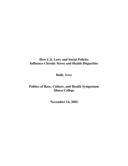 How US Laws and Social Policies Influence