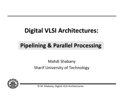 Pipelining and Parallel Processing