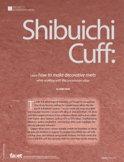 METAL Shibuichi Cuff - Facet Jewelry Making