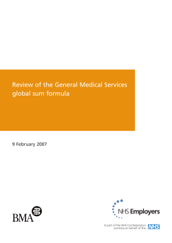 global sum - NHS Employers