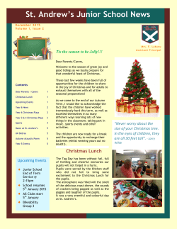 St. Andrew`s Junior School News