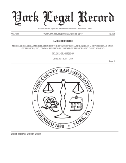 3/30/2017 - York County Bar Association
