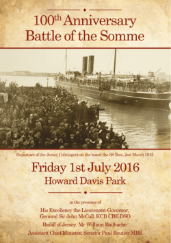 The Battle of the Somme and Jersey: a historical