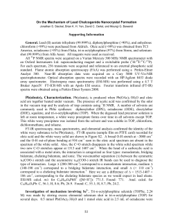 S1 Supporting Information General. Lead (II) acetate trihydrate