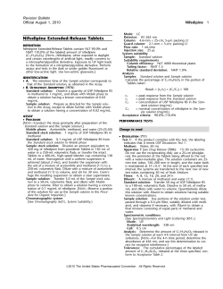 Nifedipine Extended-Release Tablets