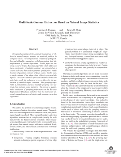 Multi-Scale Contour Extraction Based on Natural Image