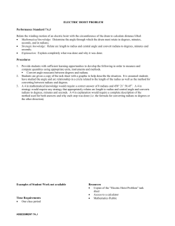 Mathematics Assessment Stage J--Performance Standard 7A-J