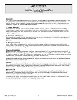 unit overview - Rainbow Horizons Publishing