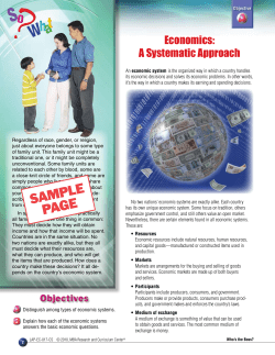 Economics: A Systematic Approach