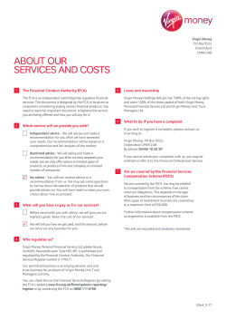 Key Features and Terms and Conditions