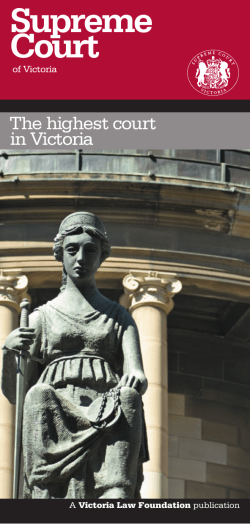 Supreme Court of Victoria