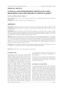 CLINICAL AND DEMOGRAPHIC PROFILE OF CASES REQUIRING
