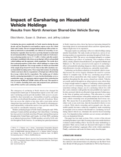 Impact of Carsharing on Household Vehicle Holdings
