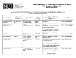 Well Disinfection Approved Products