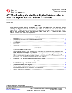 Breaking the 400-Node ZigBee Network Barrier