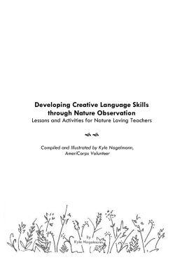 Developing Creative Language Skills through Nature Observation