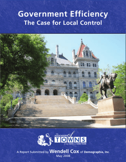The Case for Local Government - New York State Assessors