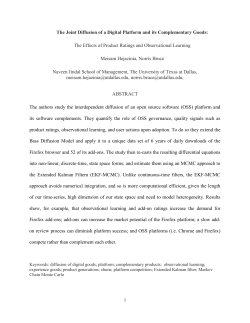 The Joint Diffusion of a Digital Platform and its Complementary