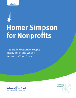 Homer Simpson for Nonprofits