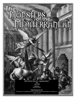 Monsters of the Mediterranean