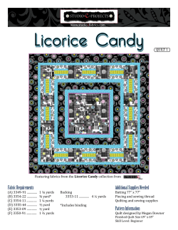 Licorice Candy - Studio E Fabrics